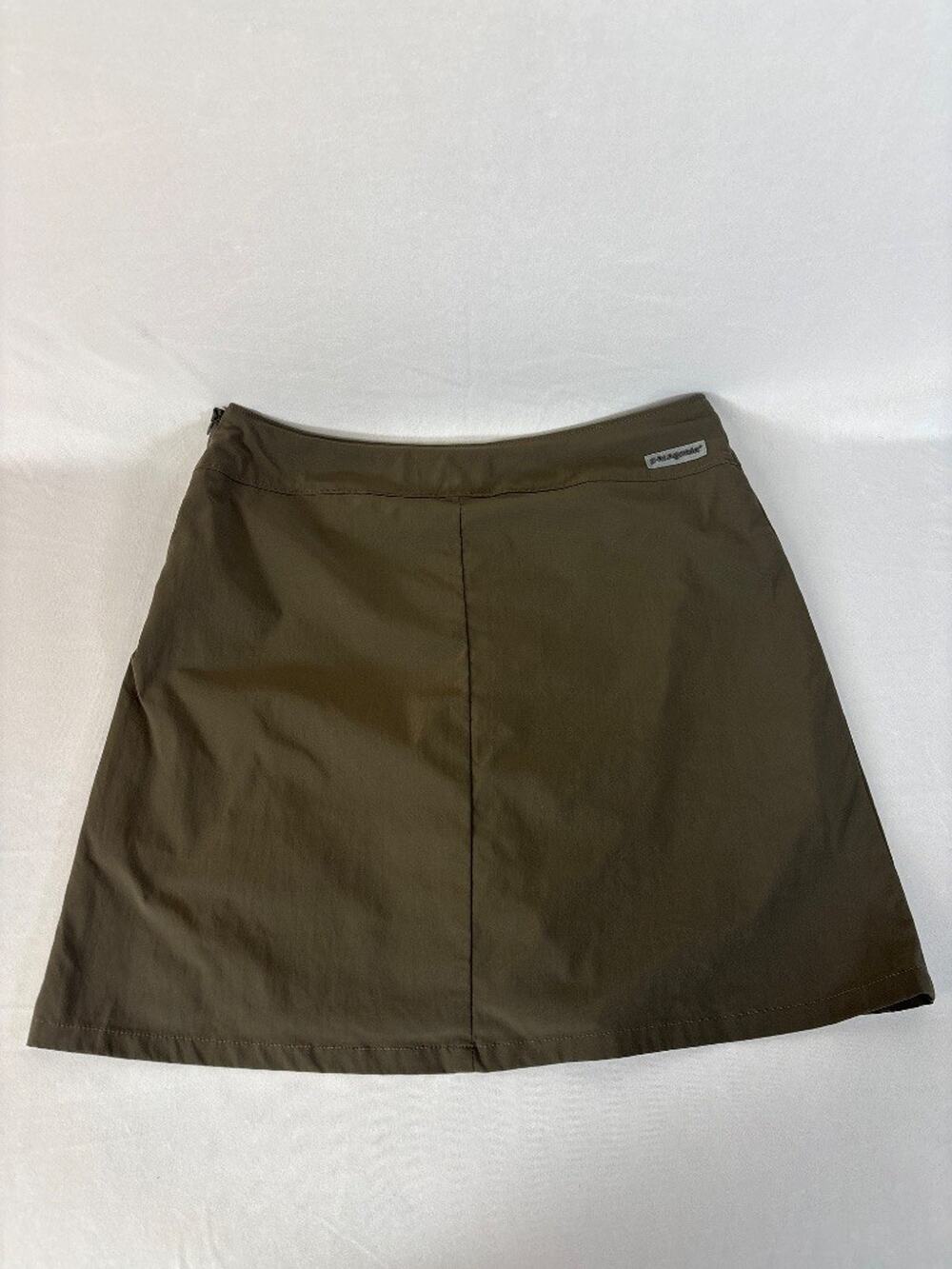 Patagonia Women's Olive Khaki Nylon A-Line Outdoor Sport Skort Size 6